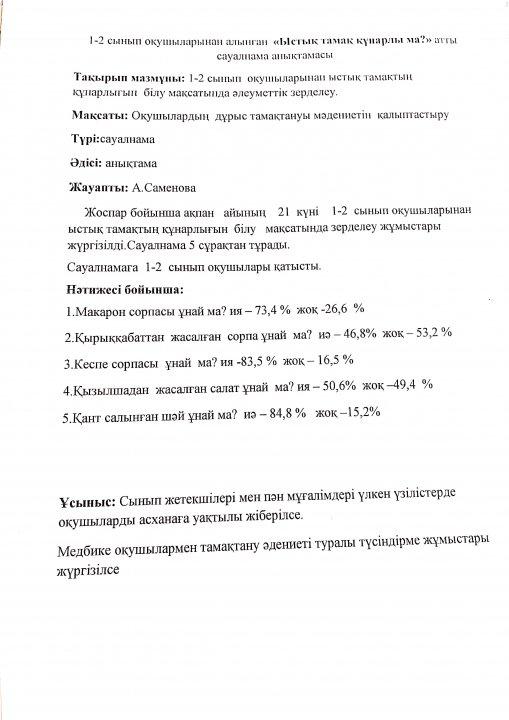 "Ыстық тамақ құнарлы ма"