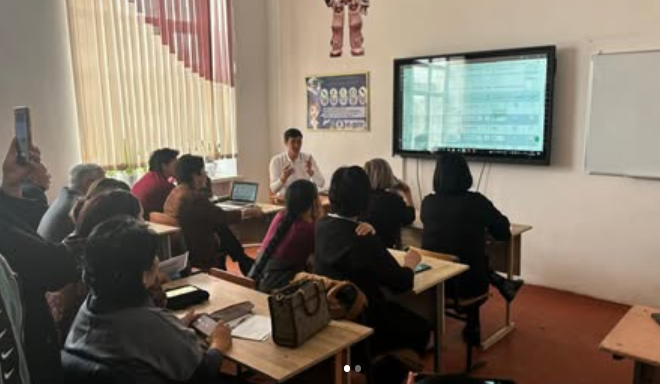 Bilimclass.kz порталына көшуіне байланысты пән мұғалімдерімен ақпараттық сессия