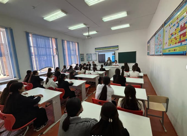 “ Ерте жастағы жыныстық қатынастың жағымсыз салдары” тақырыбында денсаулық сақтау мамандармен кездесу өткізілді.